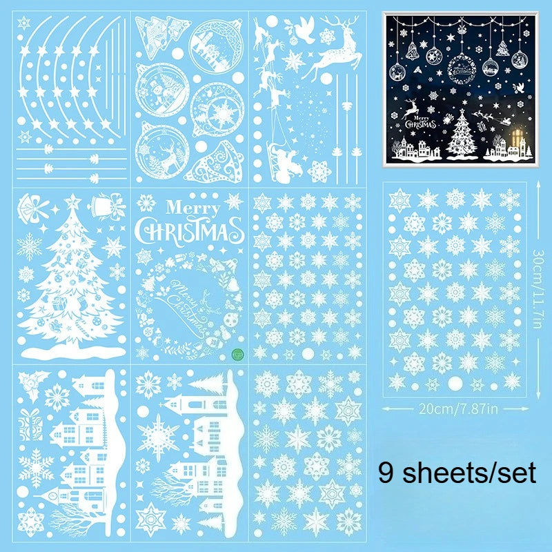 Weihnachts Fensterbilder Selbstklebend | 243-teiliges Set 6
