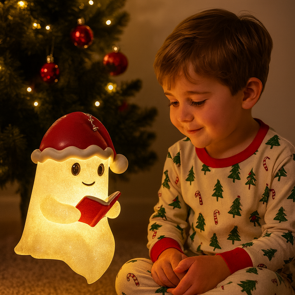 Weihnachtsgeist | Handgefertigte LED-Lampe für Festliche Stimmung 2