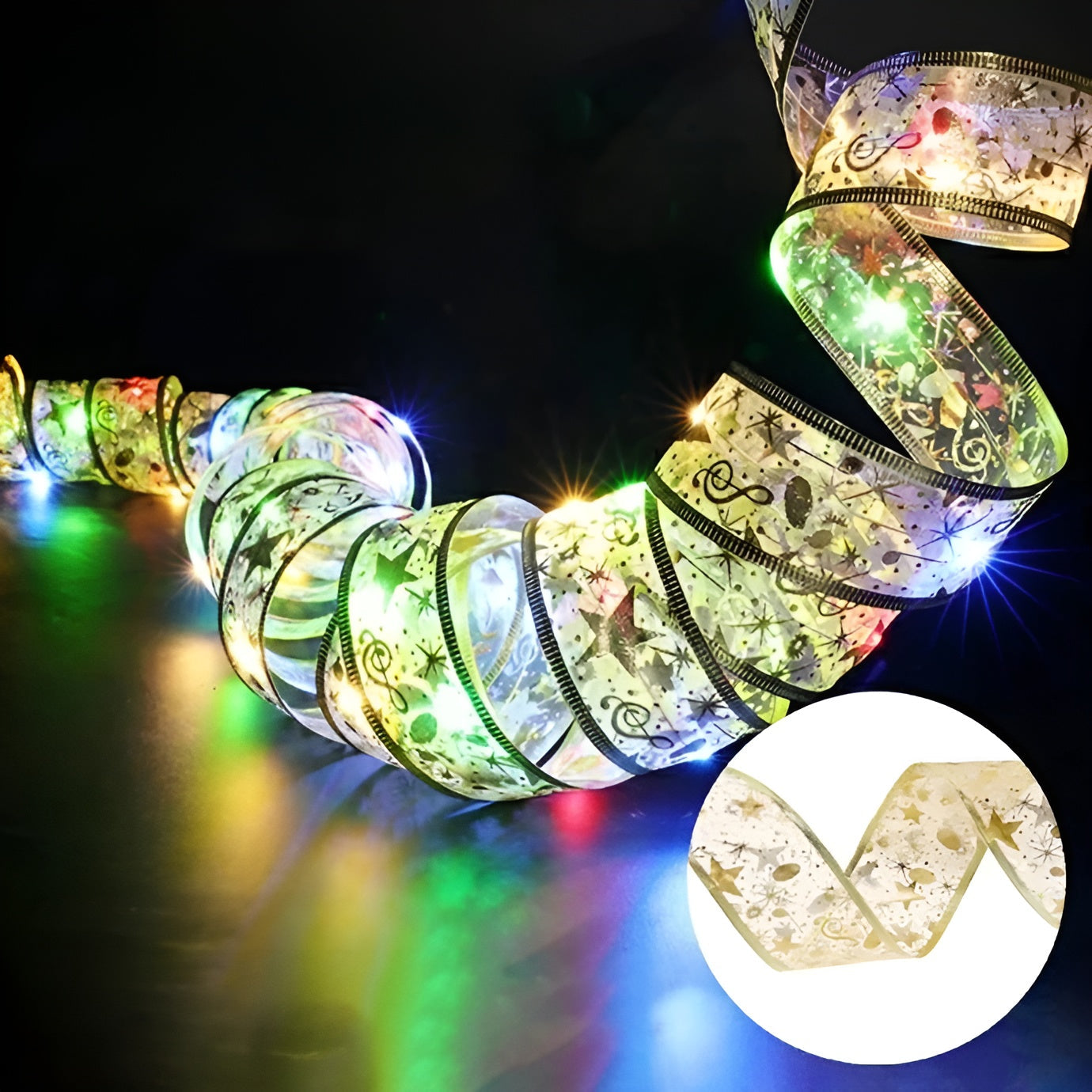 Weihnachtsgirlande Mit Lichtern | Weihnachtsdeko Fenster 8