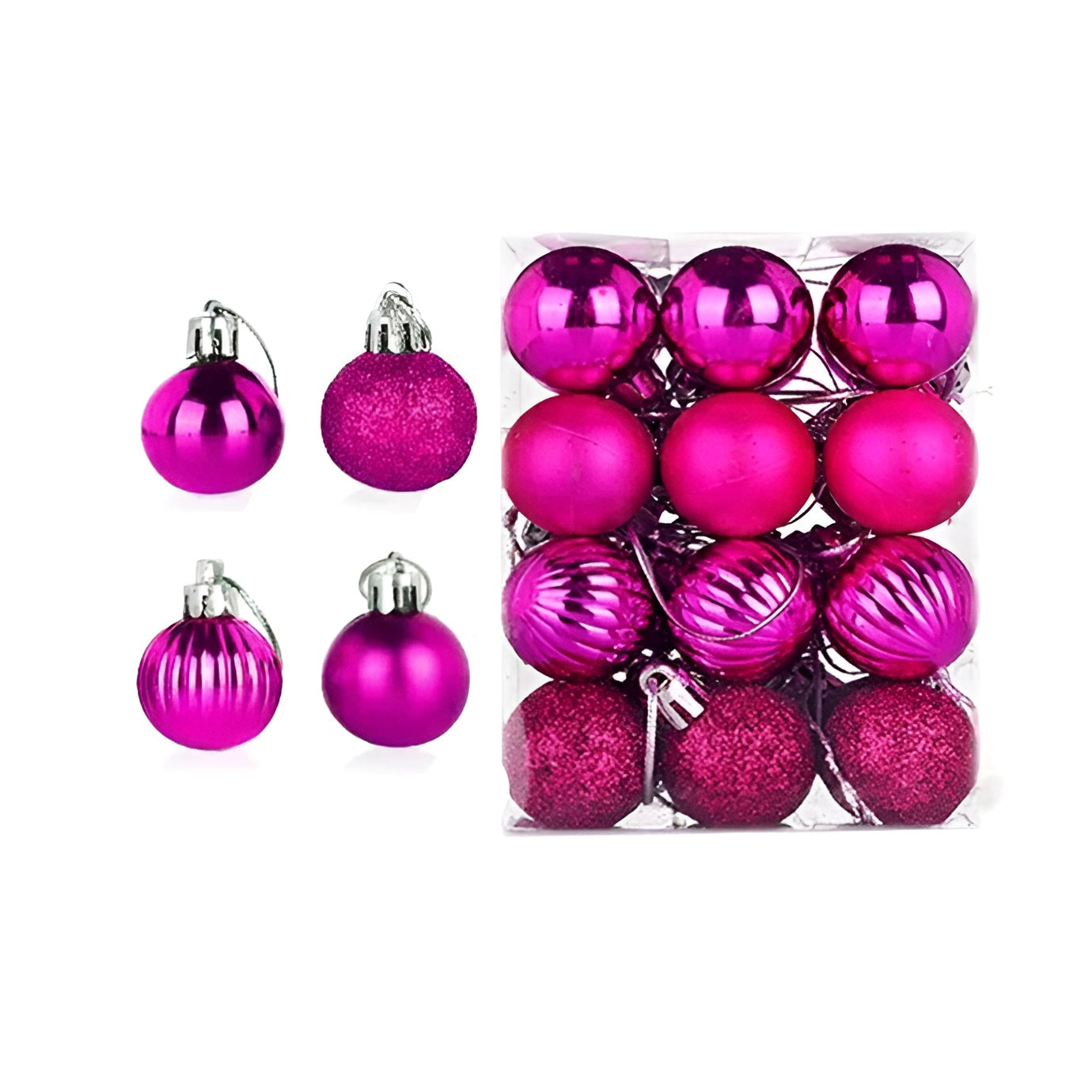 Weihnachtskugeln Set | Elegante Christbaumkugeln 24-teilig 10