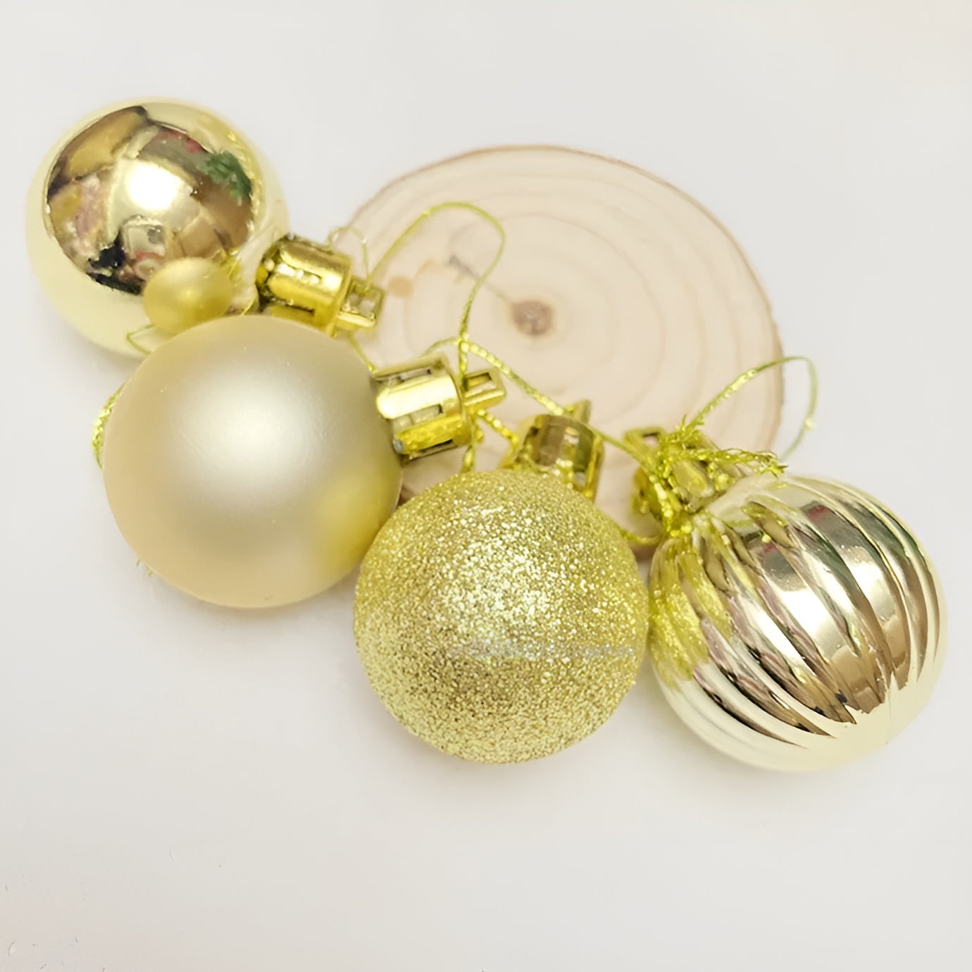 Weihnachtskugeln Set | Elegante Christbaumkugeln 24-teilig 4