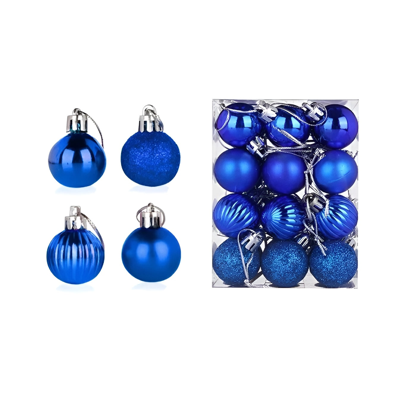 Weihnachtskugeln Set | Elegante Christbaumkugeln 24-teilig 9