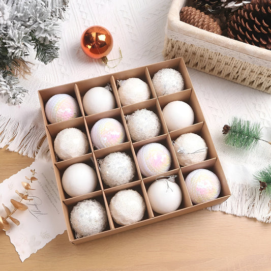 Weihnachtskugeln Set | Elegante Christbaumkugeln aus Kunststoff 0