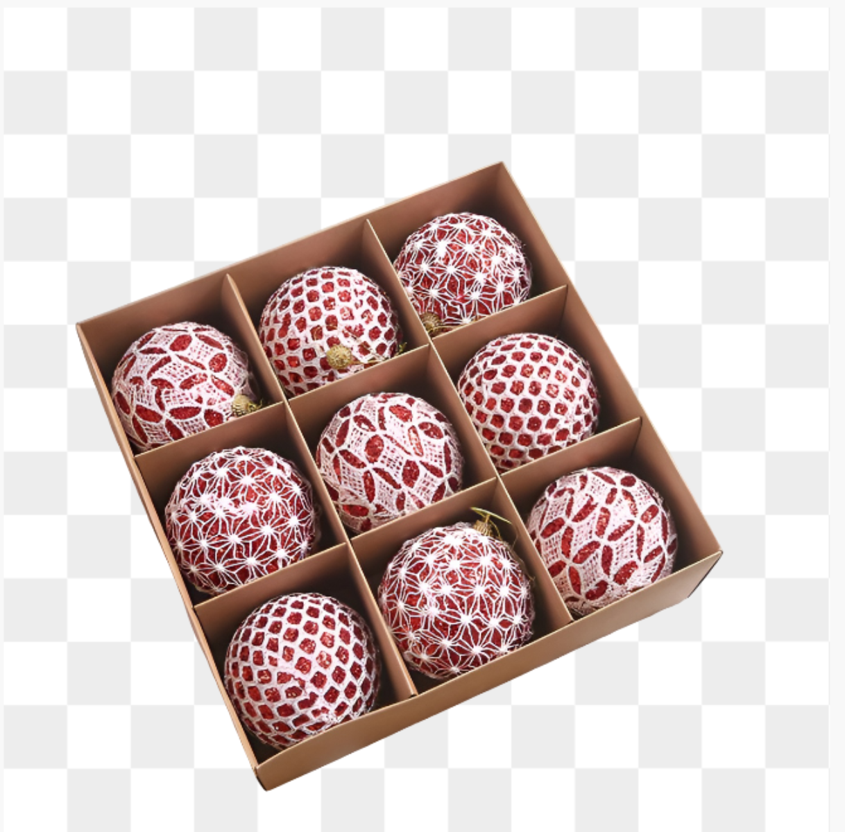 Weihnachtskugeln Set | Elegante Christbaumkugeln aus Kunststoff 1