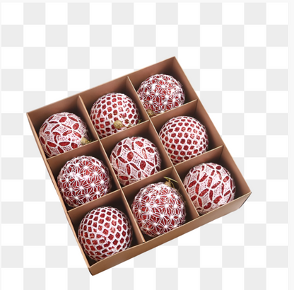 Weihnachtskugeln Set | Elegante Christbaumkugeln aus Kunststoff 1
