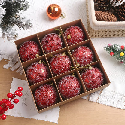 Weihnachtskugeln Set | Elegante Christbaumkugeln aus Kunststoff 4