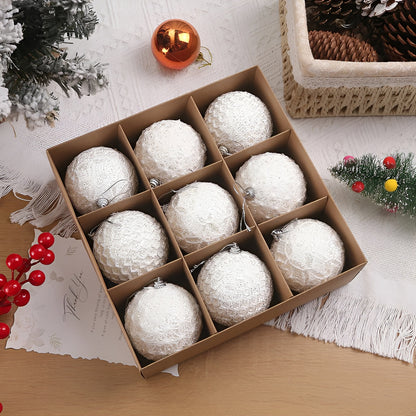 Weihnachtskugeln Set | Elegante Christbaumkugeln aus Kunststoff 9