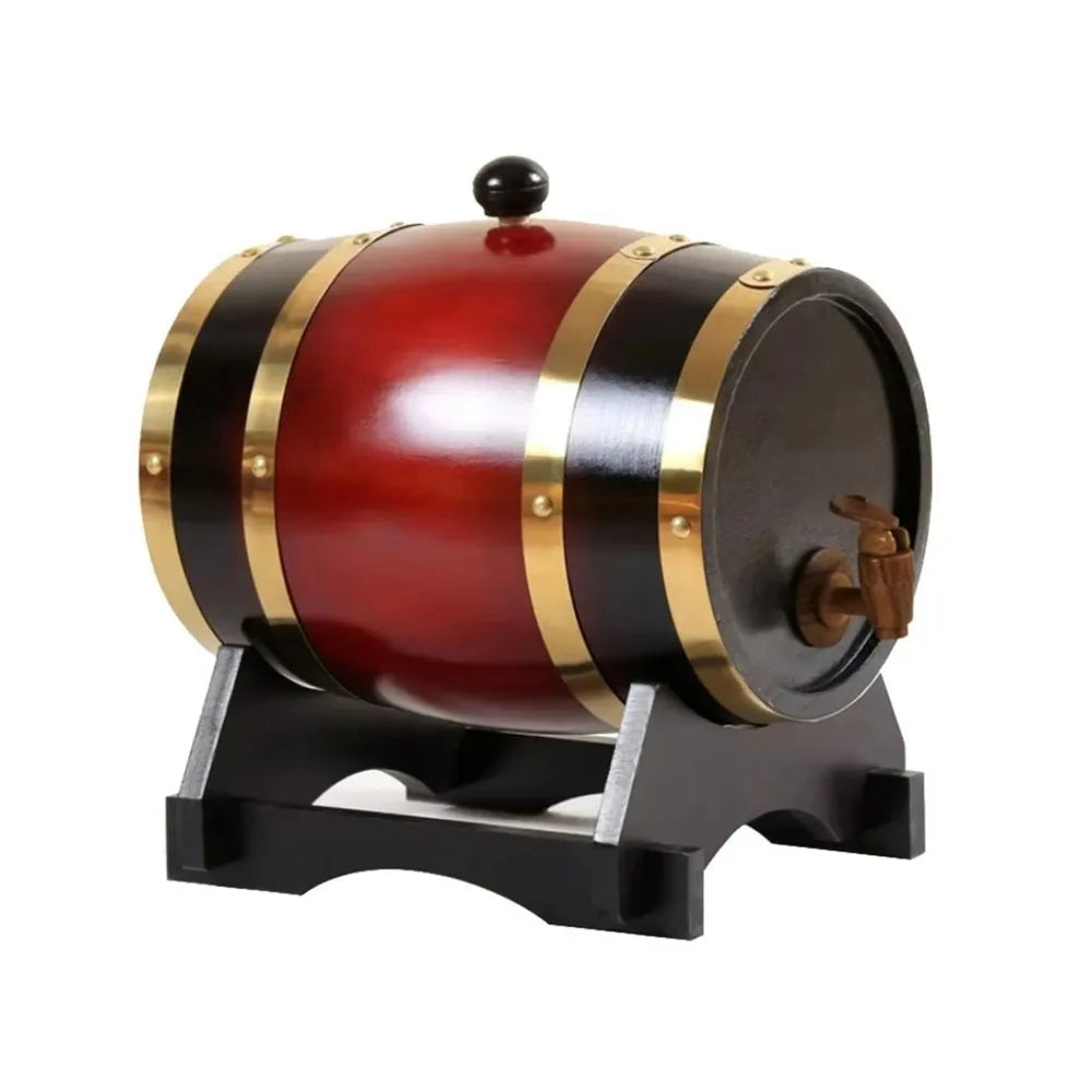 Weinfass Holz | Vintage Biercontainer 1.5/3/5L 4