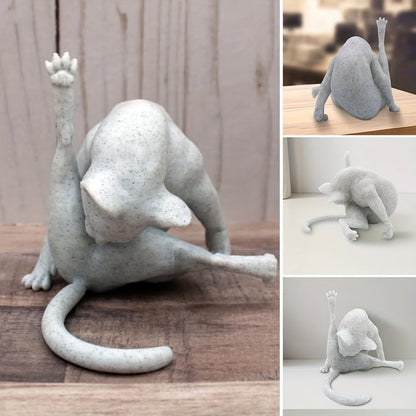 Whisker Licker | Handgefertigte Katzenfigur aus Kunstharz 1