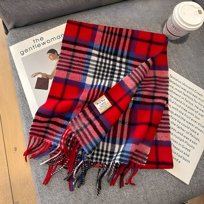Winterschal mit Karomuster | Kaschmir Schal für Damen 11