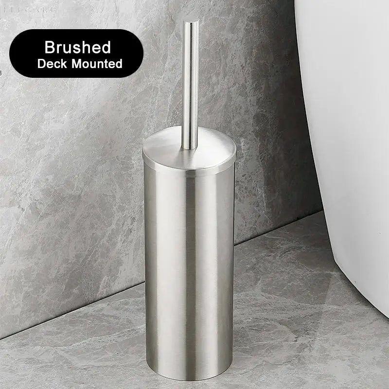 Wise Brush | Edelstahl Toilettenbürste mit Halterung 0