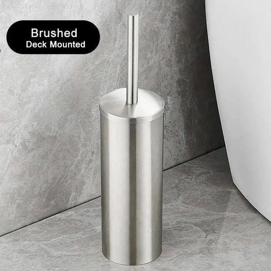 Wise Brush | Edelstahl Toilettenbürste mit Halterung 0