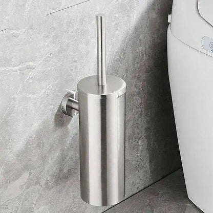 Wise Brush | Edelstahl Toilettenbürste mit Halterung 1