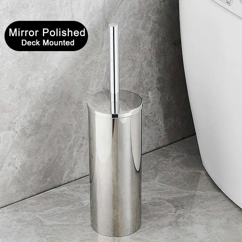 Wise Brush | Edelstahl Toilettenbürste mit Halterung 14