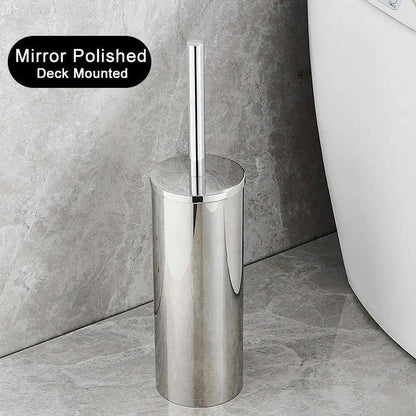 Wise Brush | Edelstahl Toilettenbürste mit Halterung 14