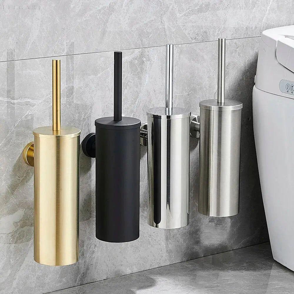 Wise Brush | Edelstahl Toilettenbürste mit Halterung 4