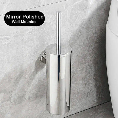 Wise Brush | Edelstahl Toilettenbürste mit Halterung 6
