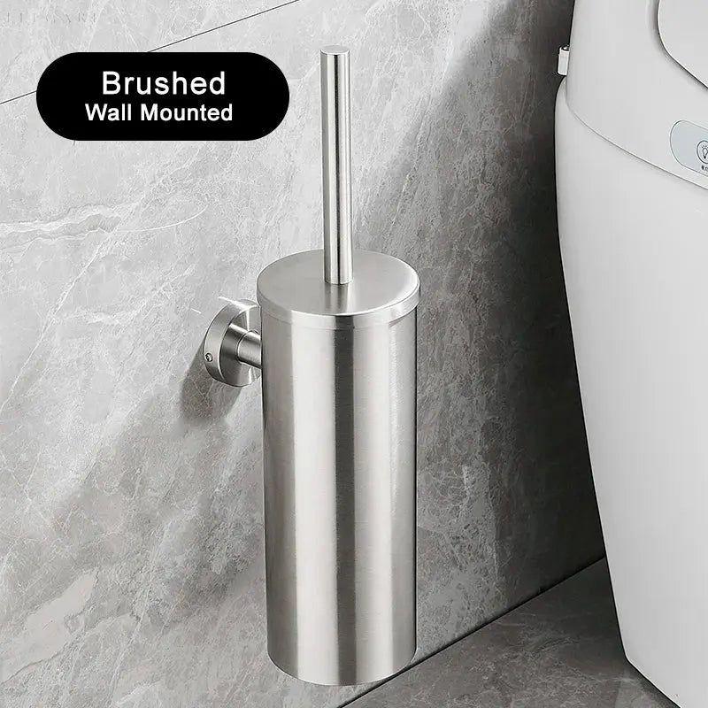 Wise Brush | Edelstahl Toilettenbürste mit Halterung 8