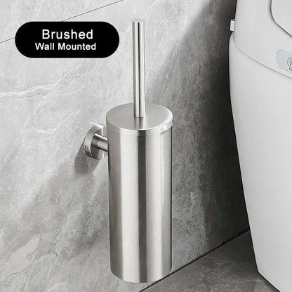 Wise Brush | Edelstahl Toilettenbürste mit Halterung 8