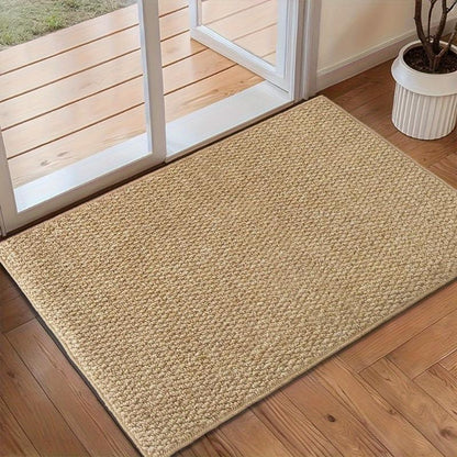 Woviva Türmatte Jute-Look | Fußmatte Innen Außen 0