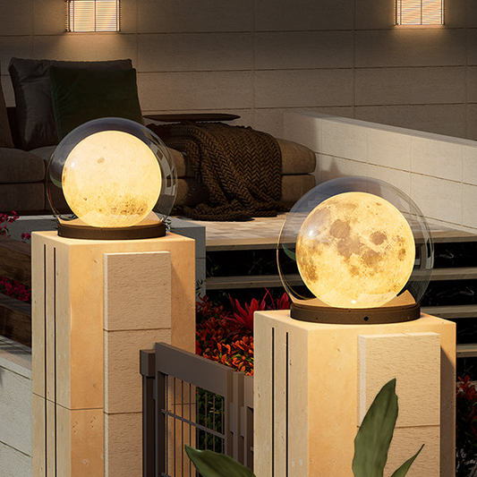Elegante Solar-Säulenleuchte aus Edelstahl – IP65 Wasserdicht, Warmes Licht 3000K für Garten und Wege, 20-40cm Größen-1