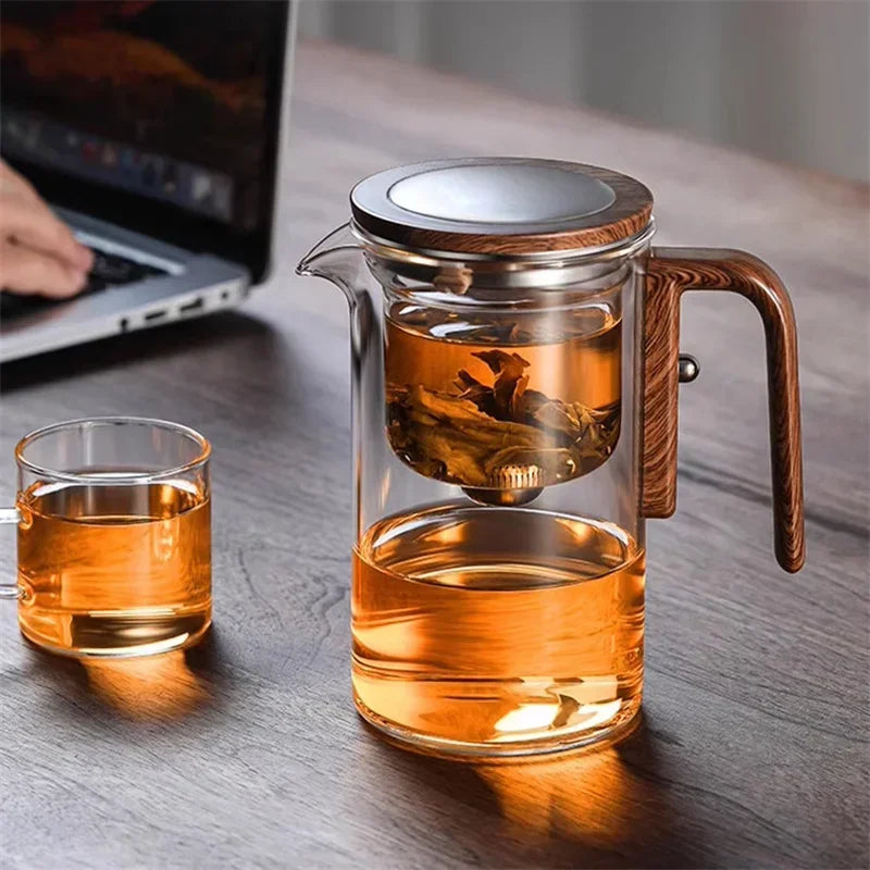 Zensteep | Elegante Teekanne aus Borosilikatglas mit Infuser 2