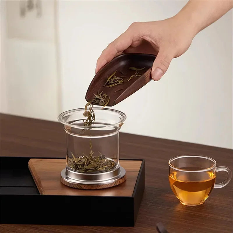 Zensteep | Elegante Teekanne aus Borosilikatglas mit Infuser 5