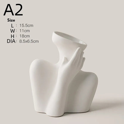 Elegancia | Geschnitzte Silhouette Vase