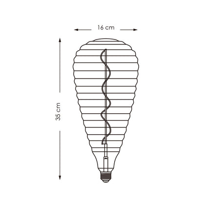 dimmbare Hive Spirale E27 4W 280lm 2700k Bernstein