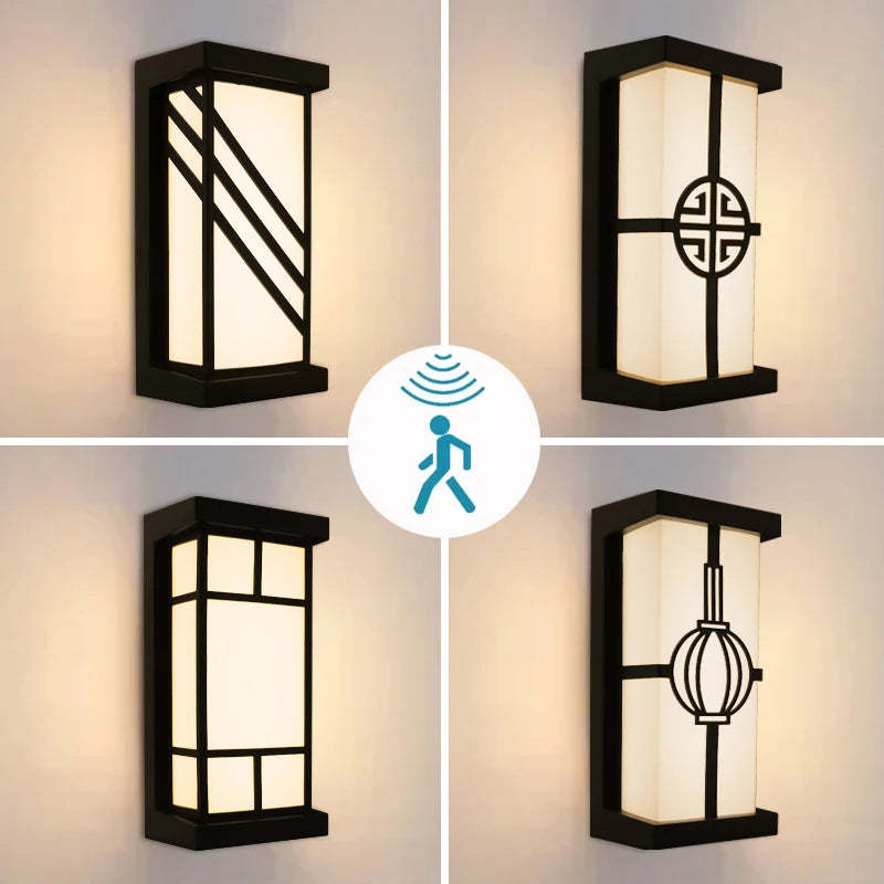 LumeRadar | Moderne LED-Außenwandleuchte mit IP65 & Radarsensor