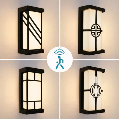 LumeRadar | Moderne LED-Außenwandleuchte mit IP65 & Radarsensor
