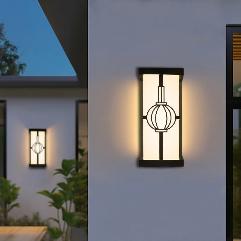 LumeRadar | Moderne LED-Außenwandleuchte mit IP65 & Radarsensor