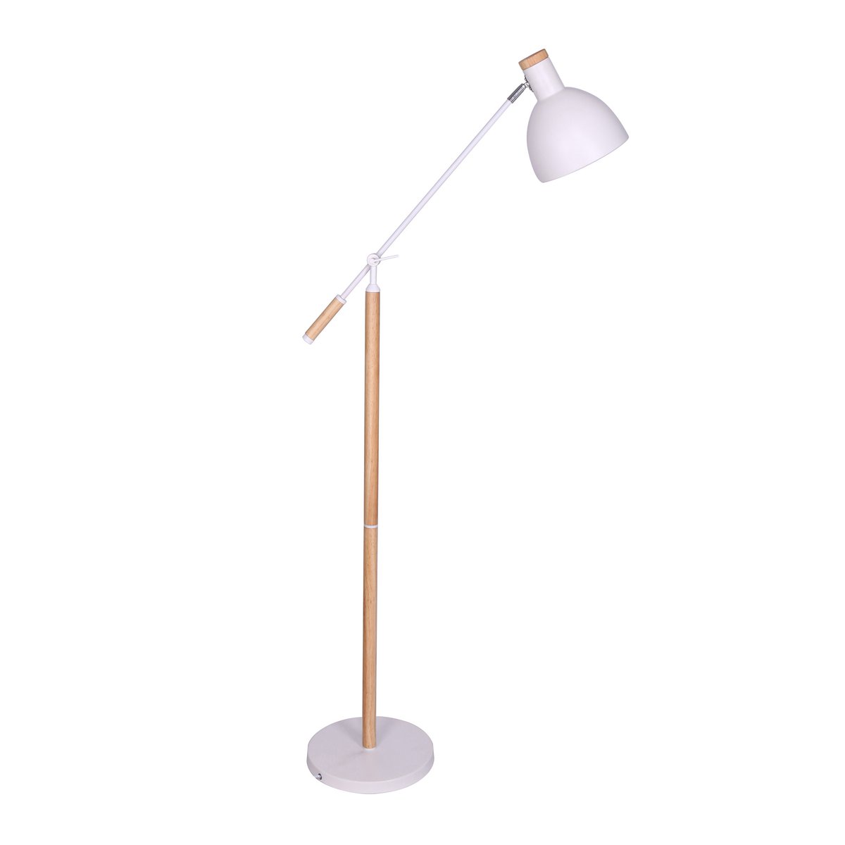 Moderne Stehleuchte mit Holzdekor – 166 cm Höhe