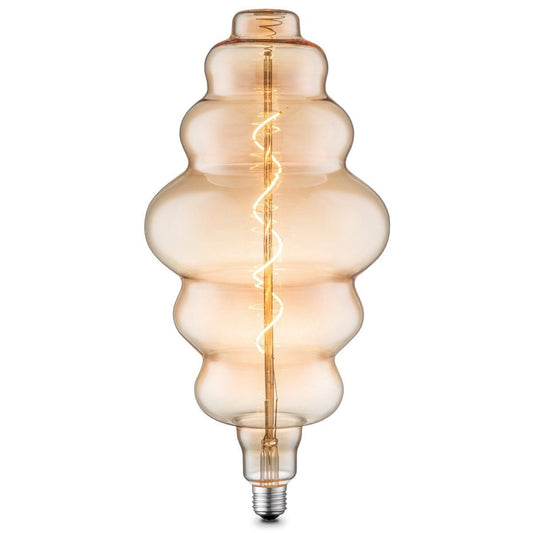 Dimmbare LED Cloud Spiral E27 4W 280lm 2700k Bernstein