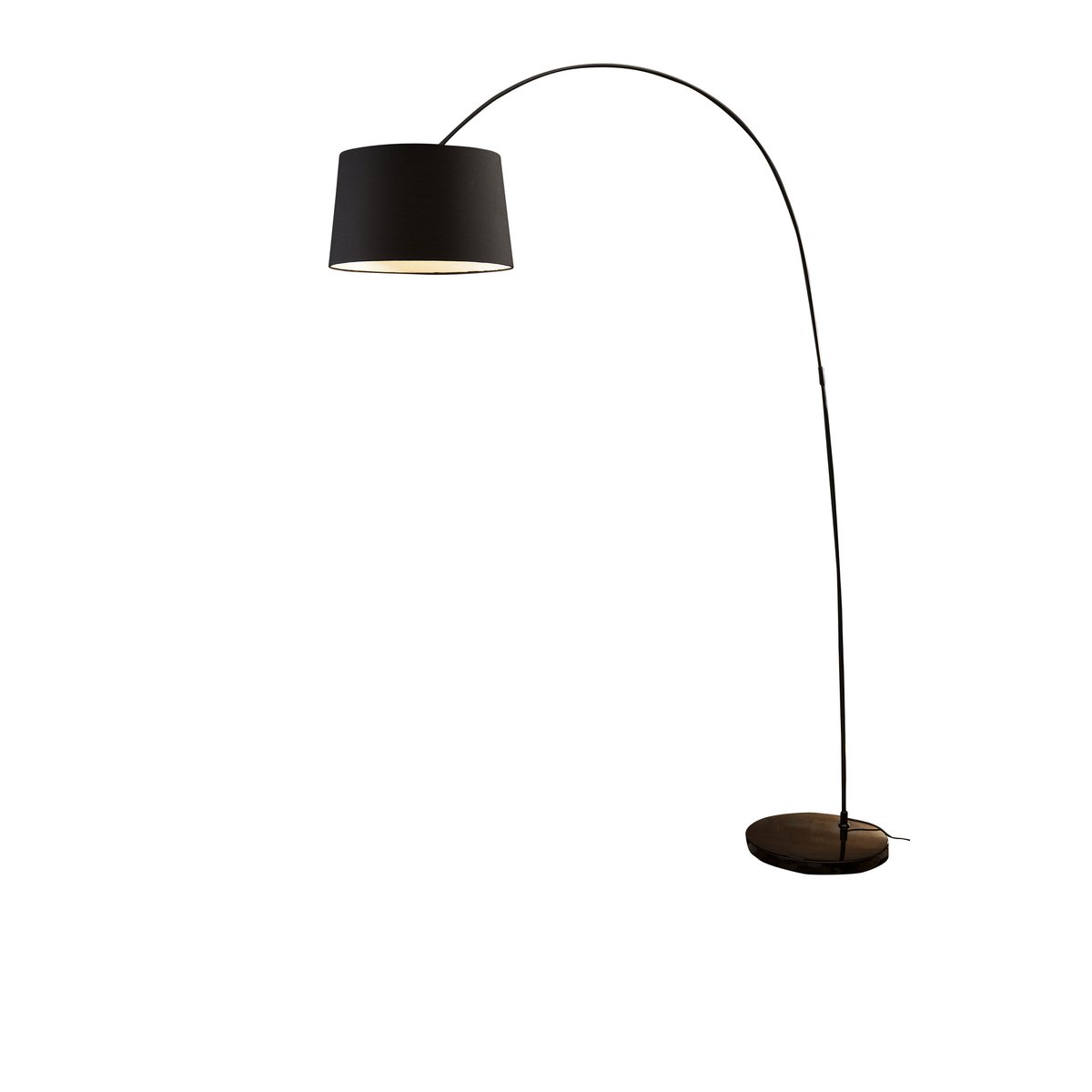 Bogenlampe 205 cm schwarz