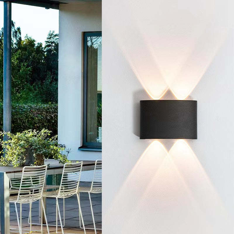 Variant image for Moderne Wasserdichte LED-Außenwandleuchte aus Aluminium | Stilvolles Design mit Einzigartiger Lichtverteilung, 4W-12W-1