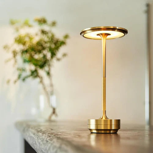 Stellarglo Kabellose LED-Tischleuchte mit Smart Touch – Dimmbar, Edelstahl, Ideal für Innen und Außen-5