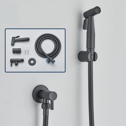 PureFlow | Bidet Handbrause aus Edelstahl mit 1,2m Schlauch 1