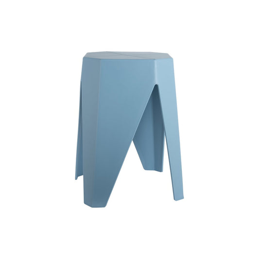 Stuhl Cherish – Blau – Moderner, stapelbarer Kunststoffhocker
