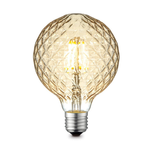 Dimmbare LED Globe Deco E27 G95 4W 400Lm 2700K Gold