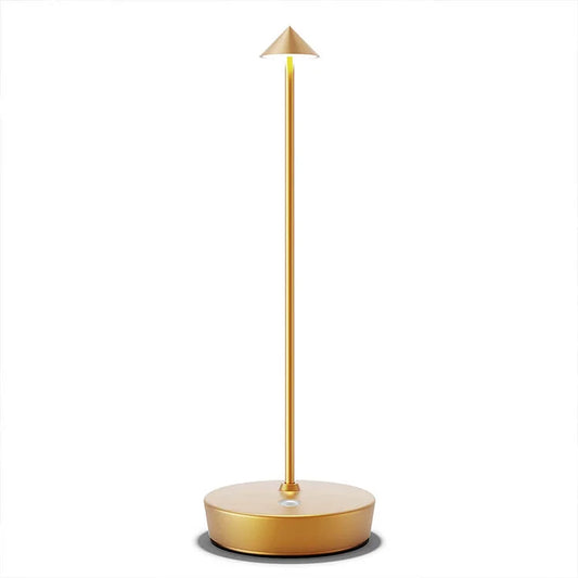 Minimalistische Kabellose LED-Tischlampe – Dimmbar mit Berührungsschalter, Warmweißes Licht für Zuhause und Büro-1
