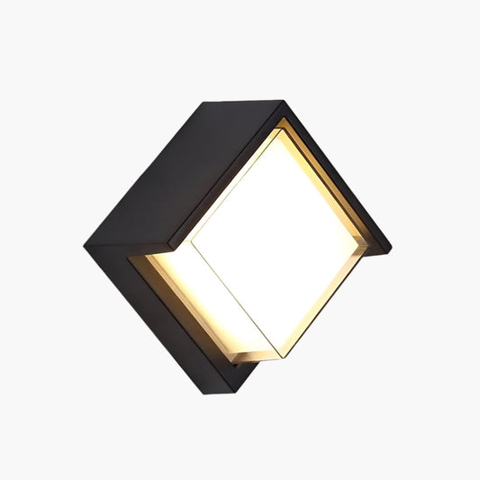 Elegante Außenwandleuchte mit Bewegungsmelder | IP65 Wasserdicht, Warmweißes LED Licht, Aluminium, 7W-1