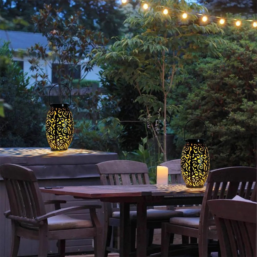 Elegante Solarlaterne Wetterfest für Garten und Outdoor – Warmes Licht, Energieeffiziente Beleuchtung für Stimmungsvolle Nächte-3