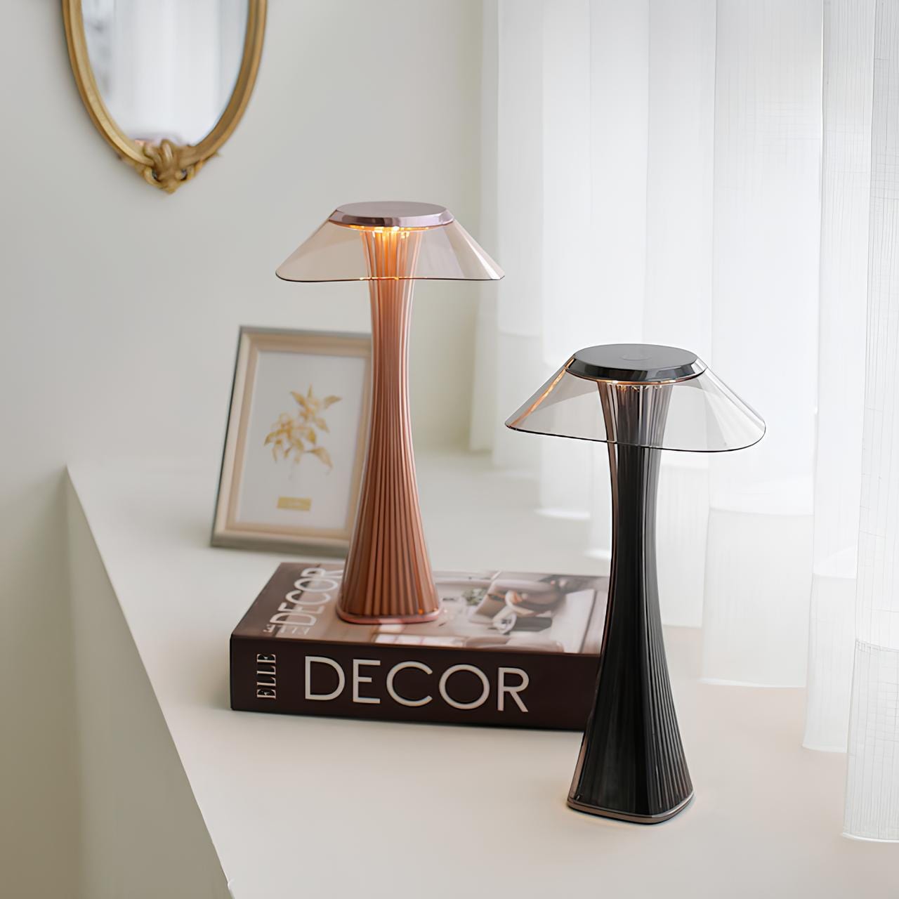 Luxuskristall Tischlampe | Kabellose Dimmbar Tischleuchte 2